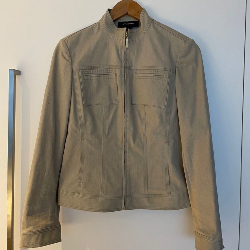 St. John front zip Jacket